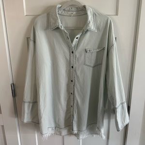 Easel Denim Long Sleeve Button Down Sz. large